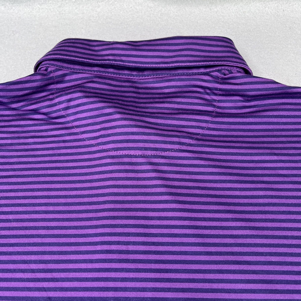 NWT Izod Swingflex Elite Golf Polo Shirt Imperial Purple Men's Size Large UPF-50 - Picture 15 of 15
